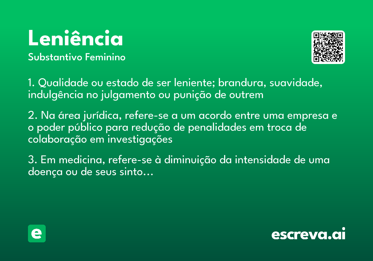 leniência