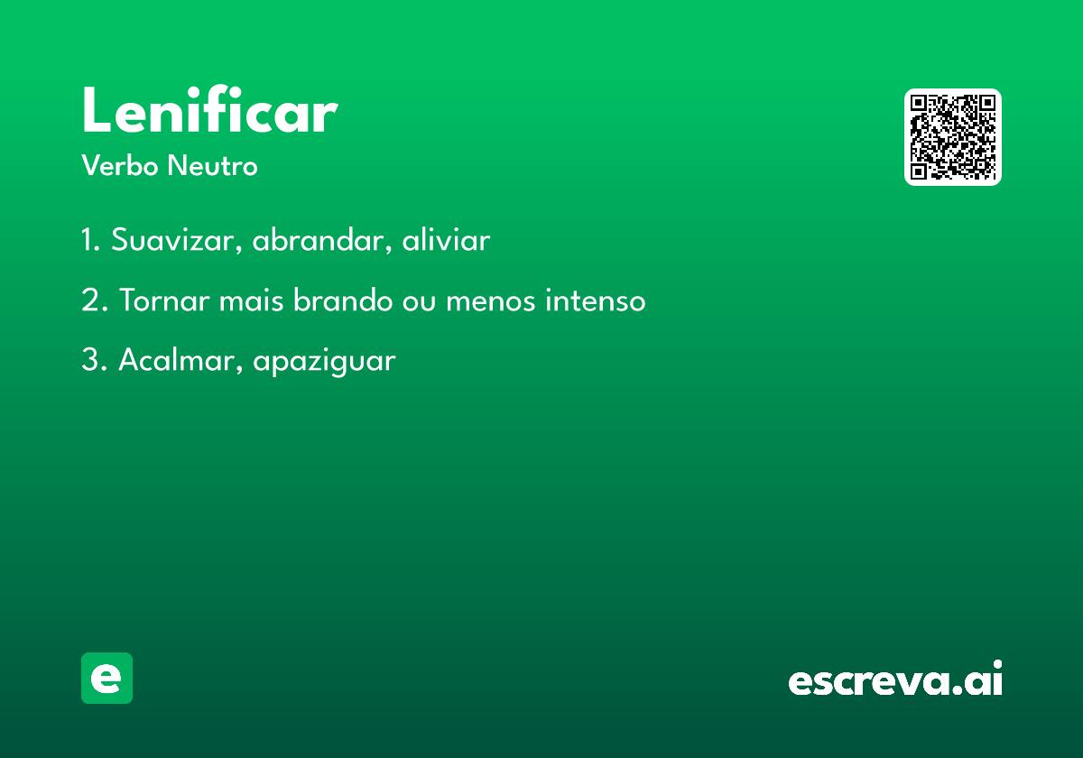 lenificar