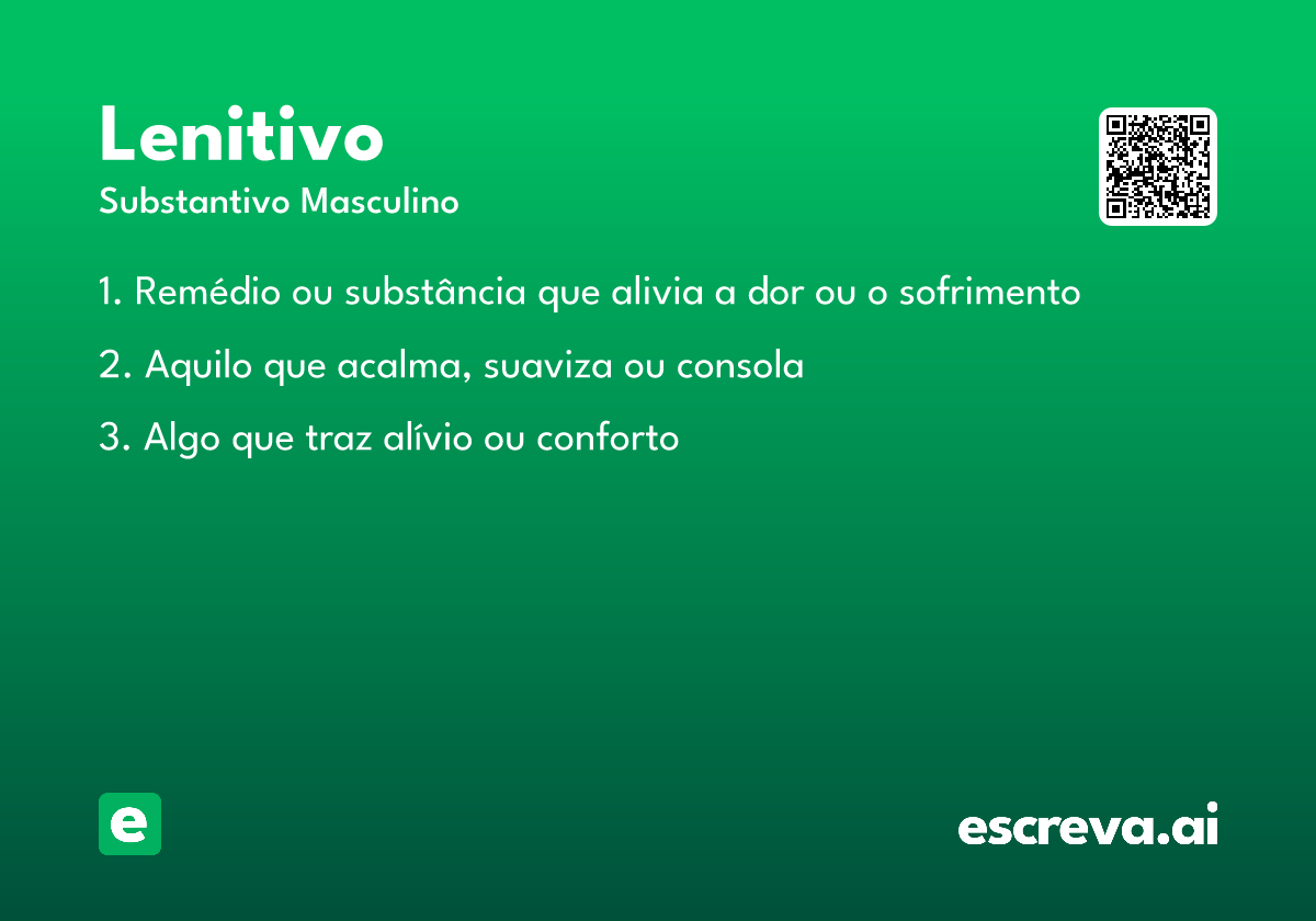 lenitivo
