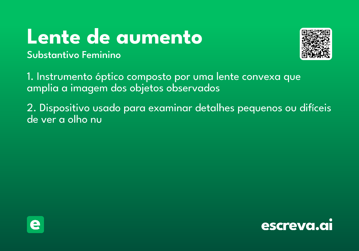 lente de aumento