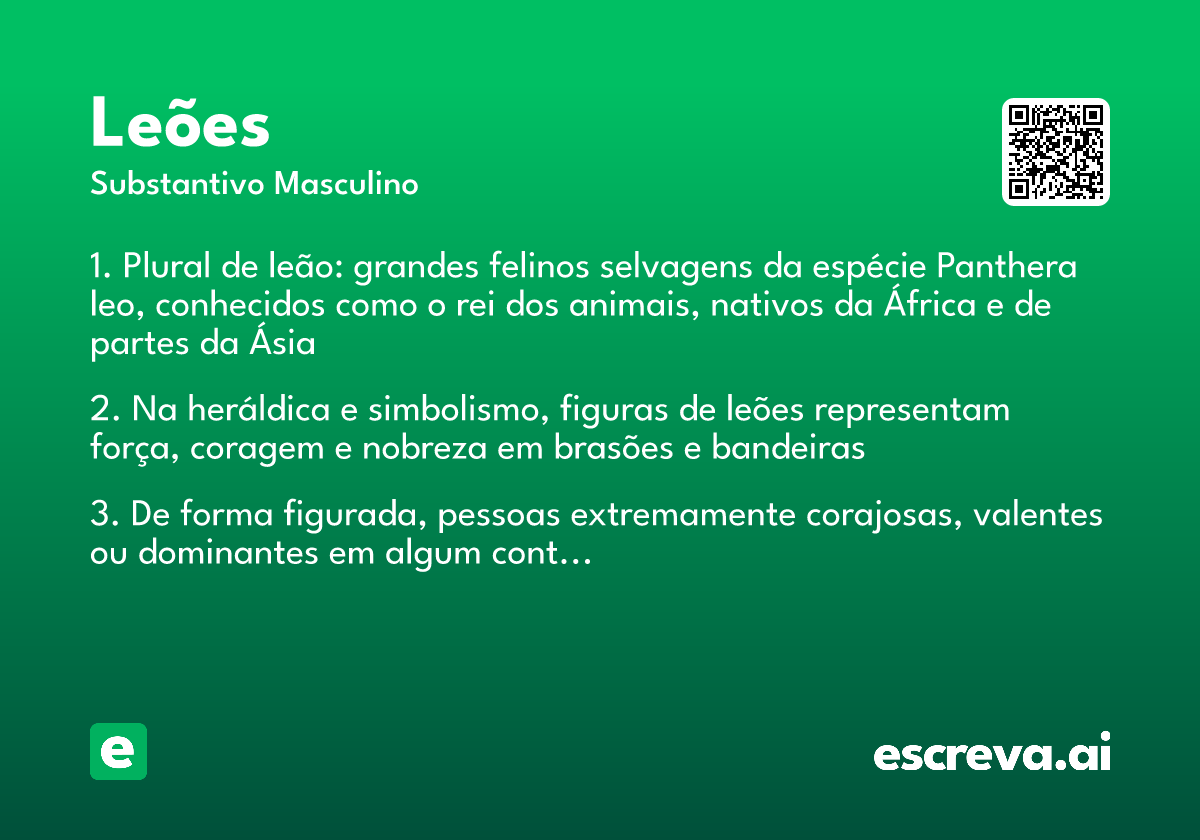 leões