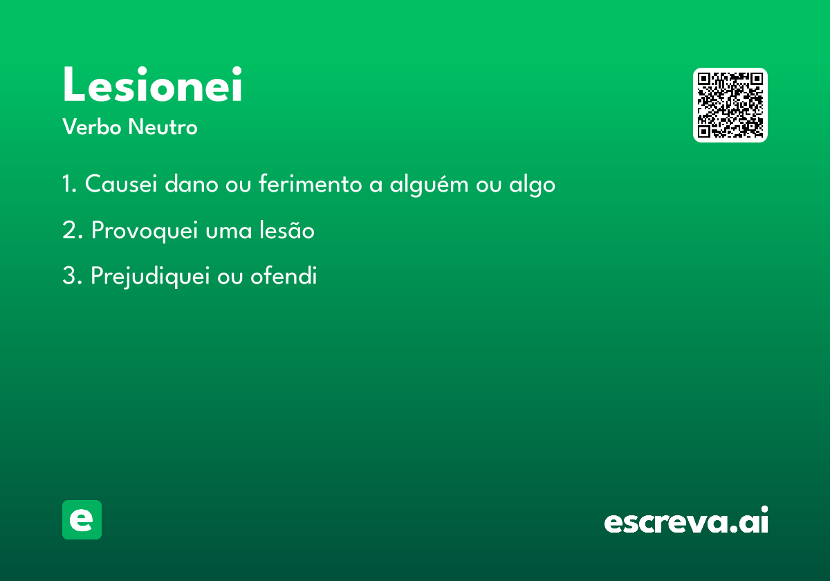 lesionei