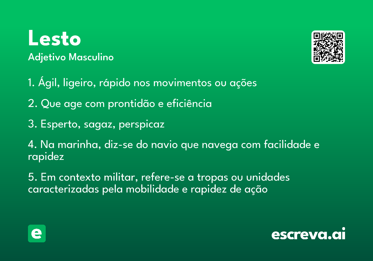 lesto