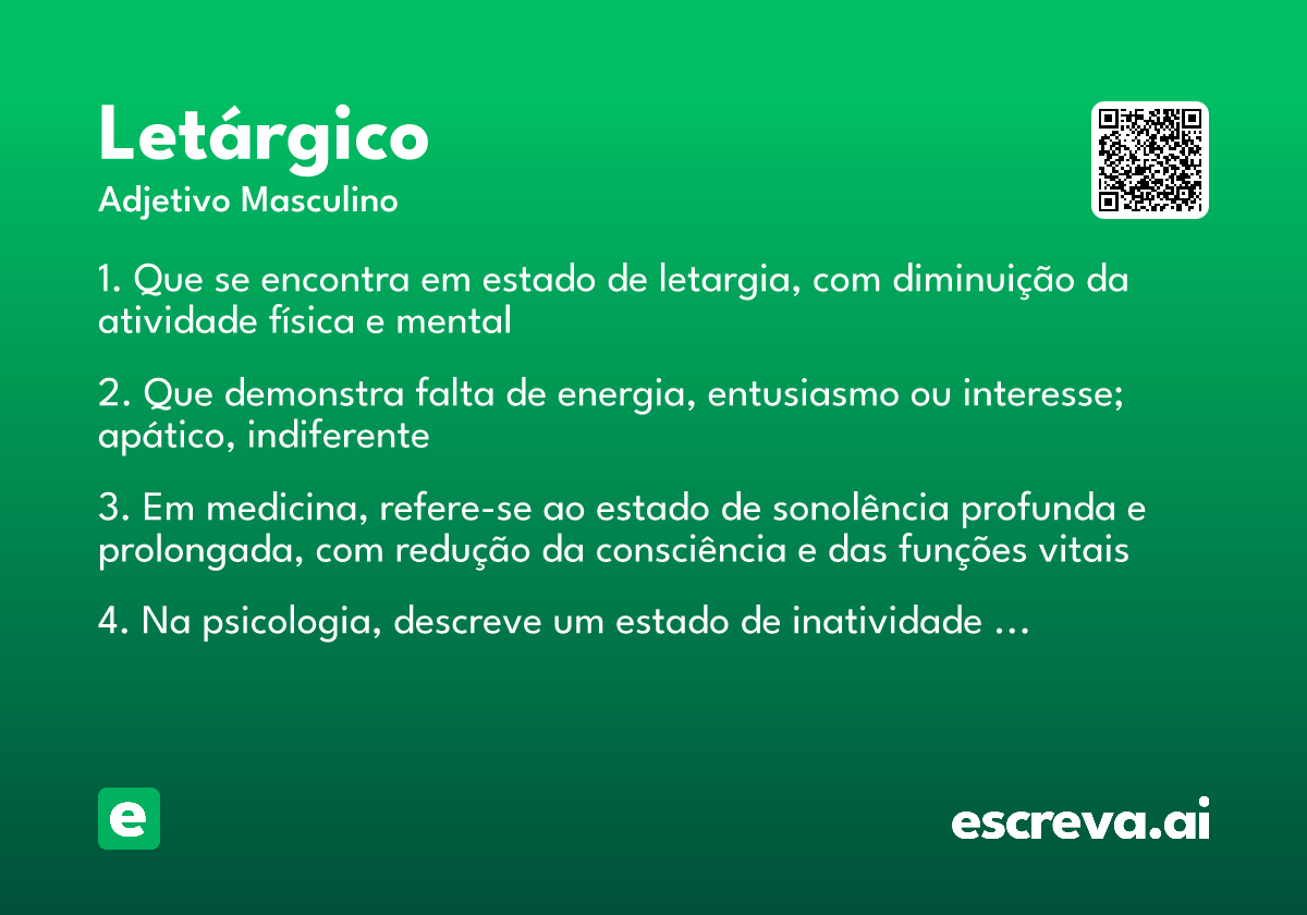 letárgico