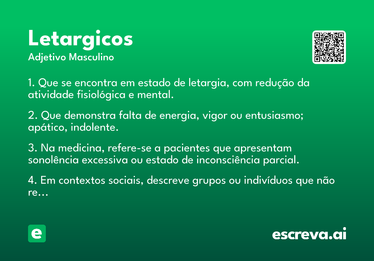 letargicos