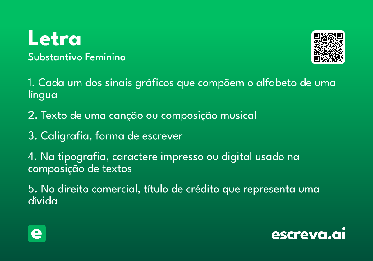 letra