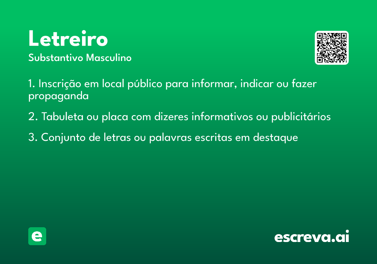 letreiro