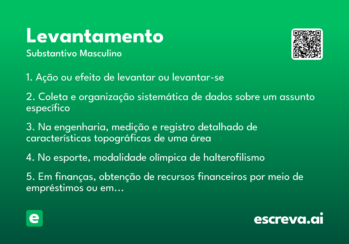 levantamento