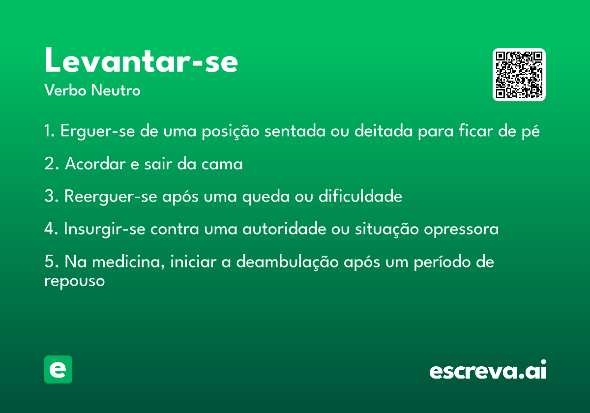 levantar-se