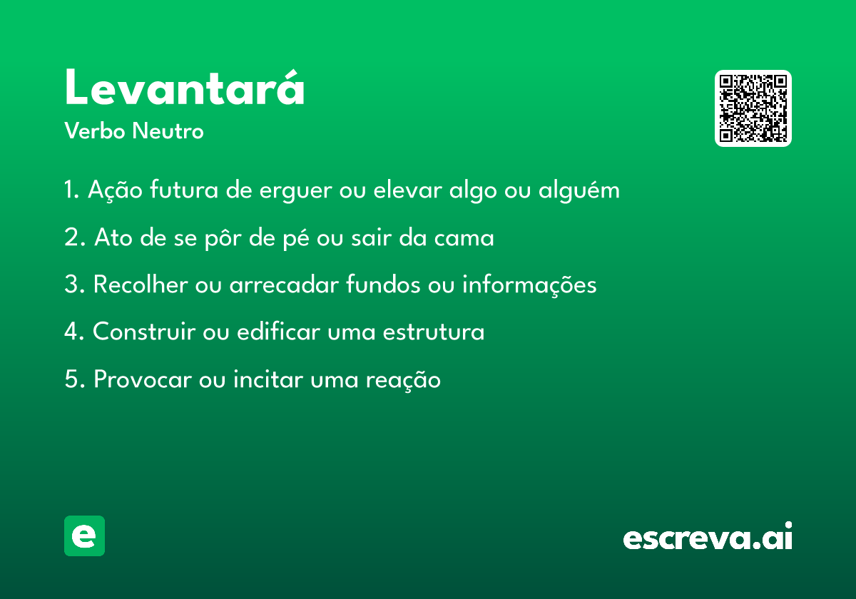 levantará