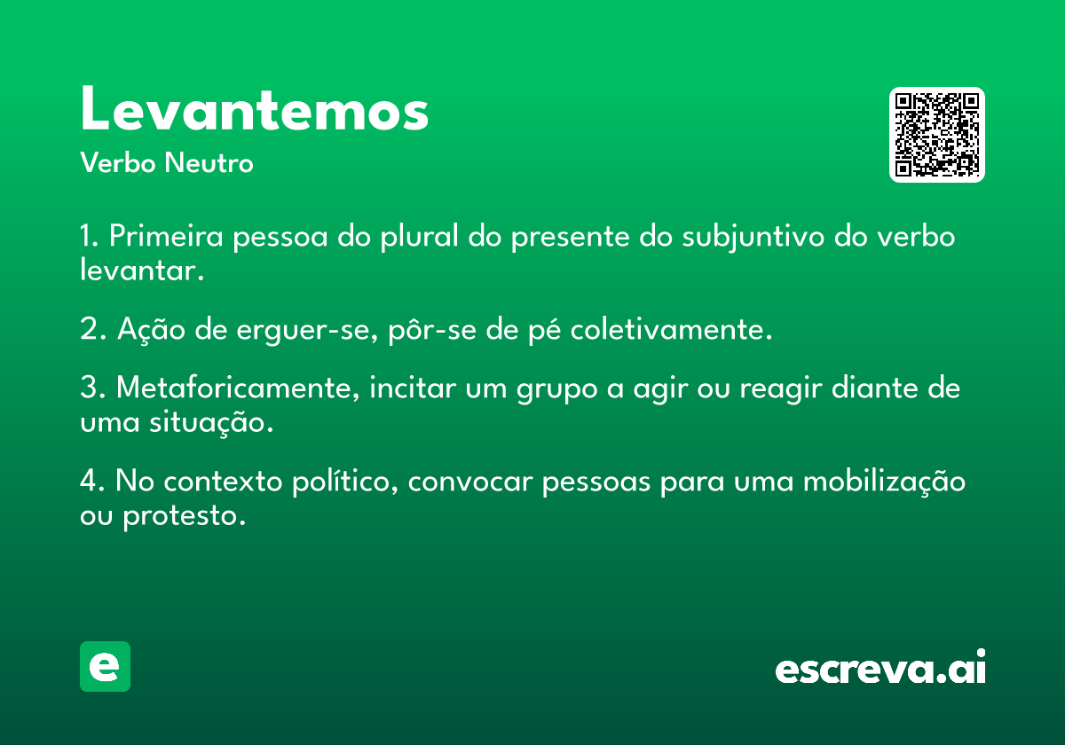 levantemos