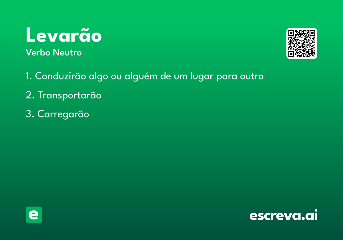 levarão