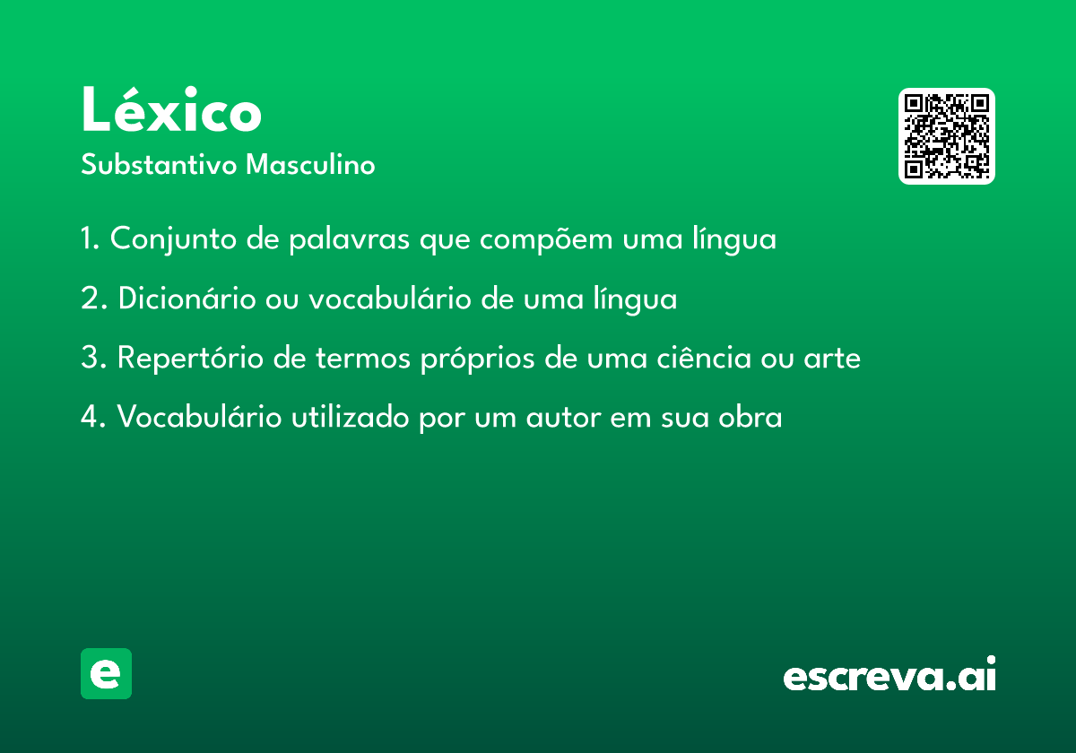 léxico