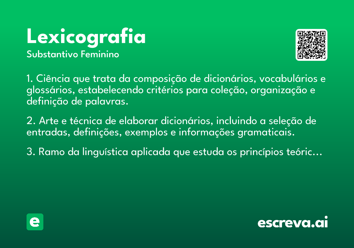 lexicografia