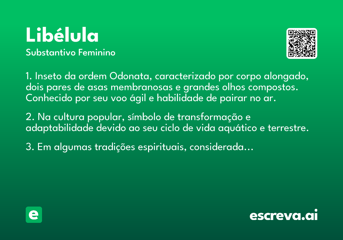 libélula