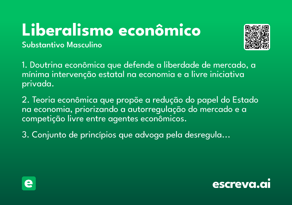 liberalismo econômico