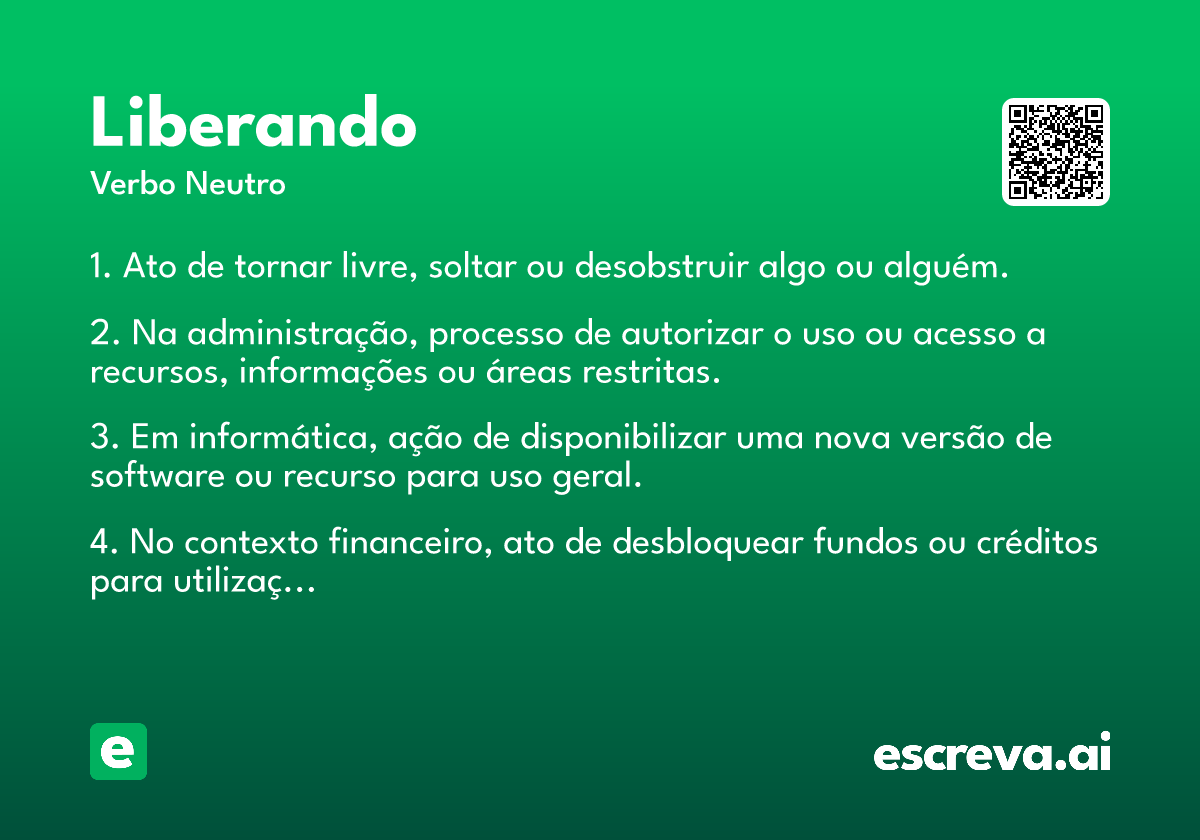liberando