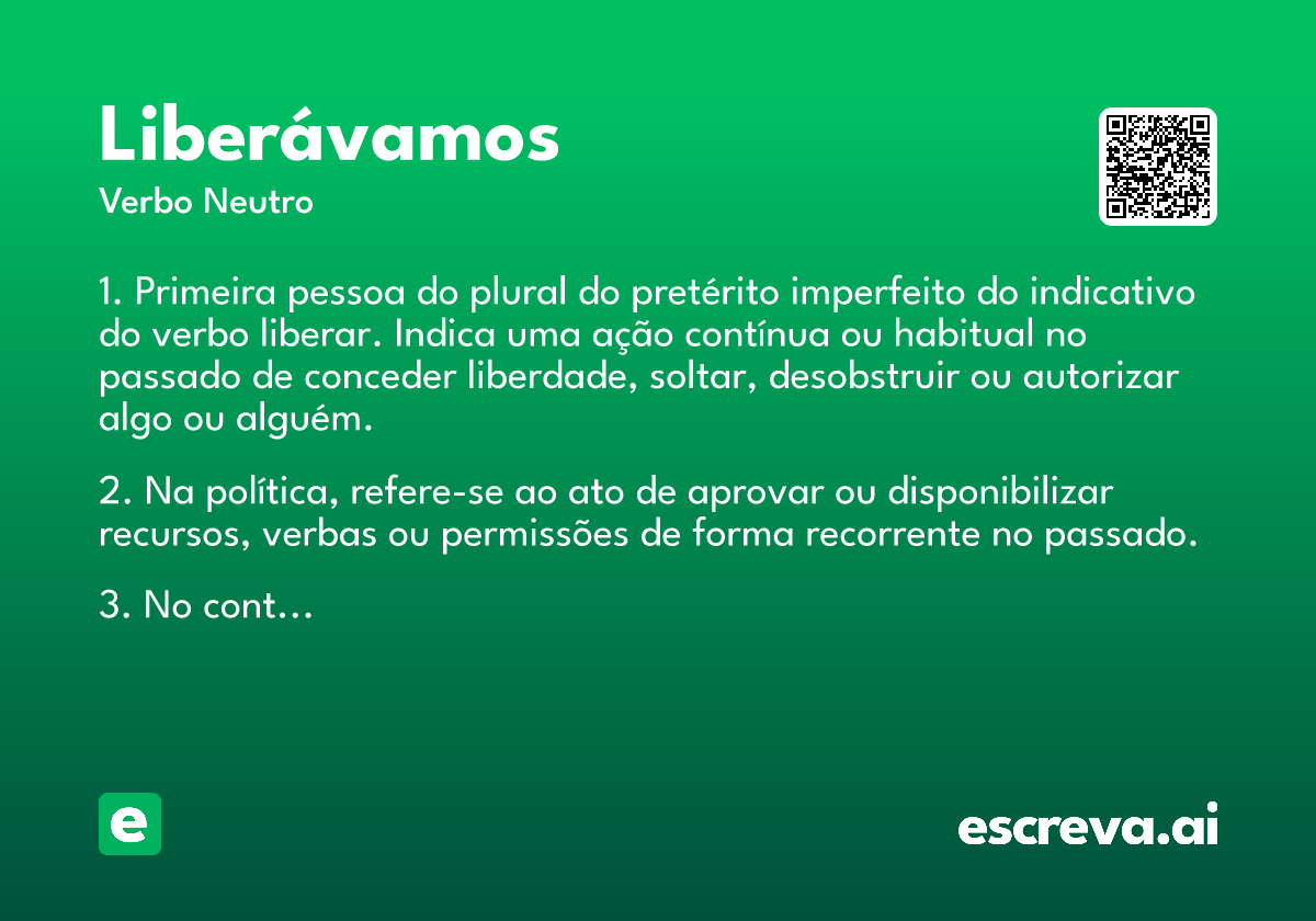 liberávamos