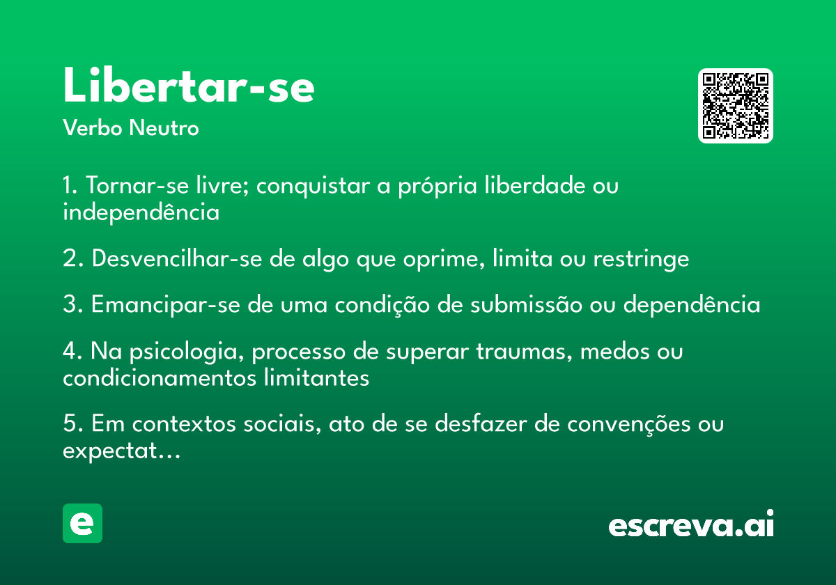 libertar-se