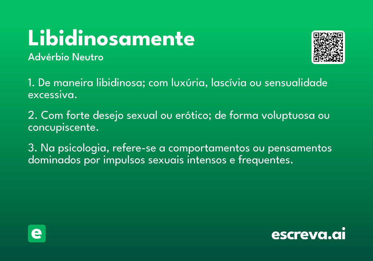 libidinosamente