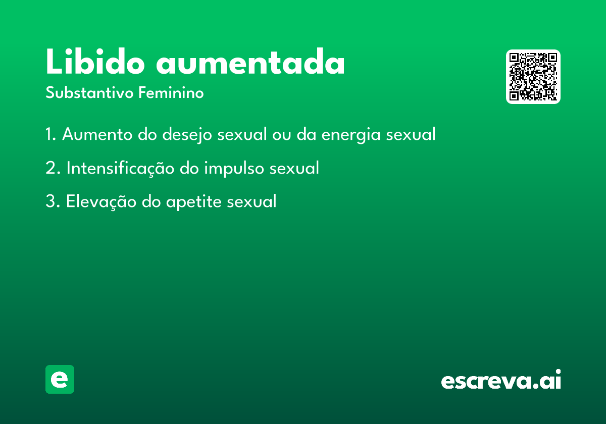 libido aumentada