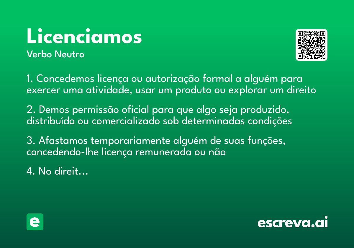 licenciamos