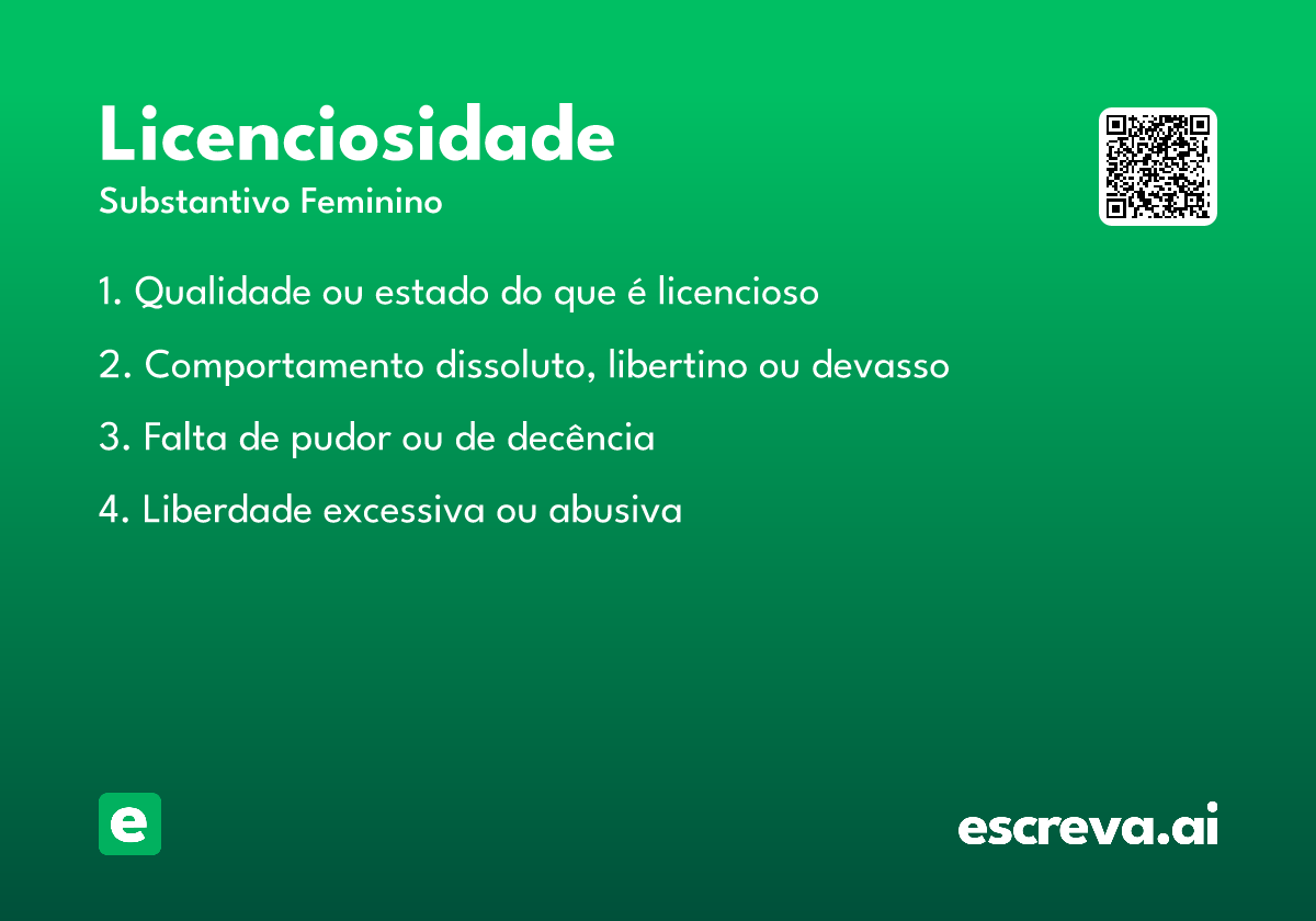 licenciosidade
