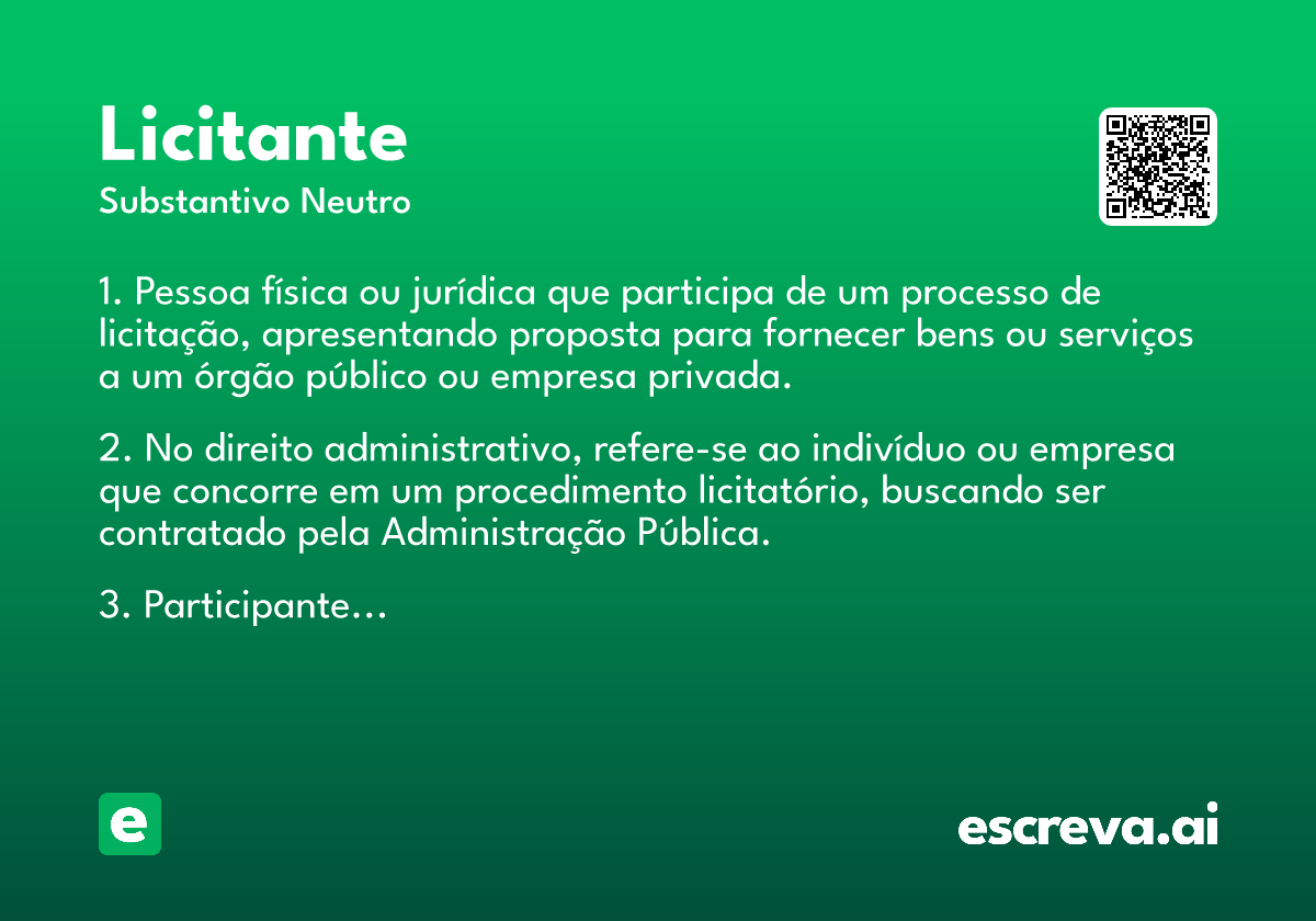licitante