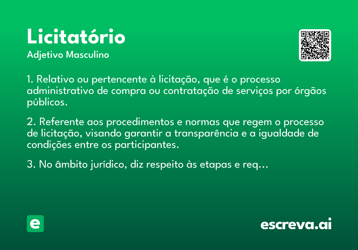 licitatório