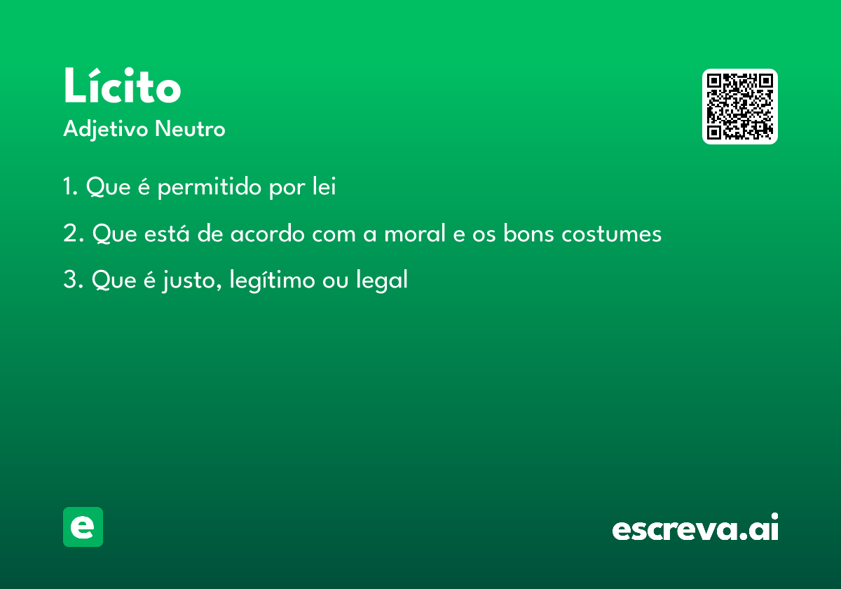 lícito