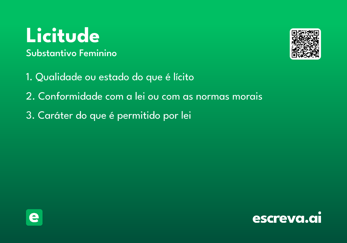 licitude