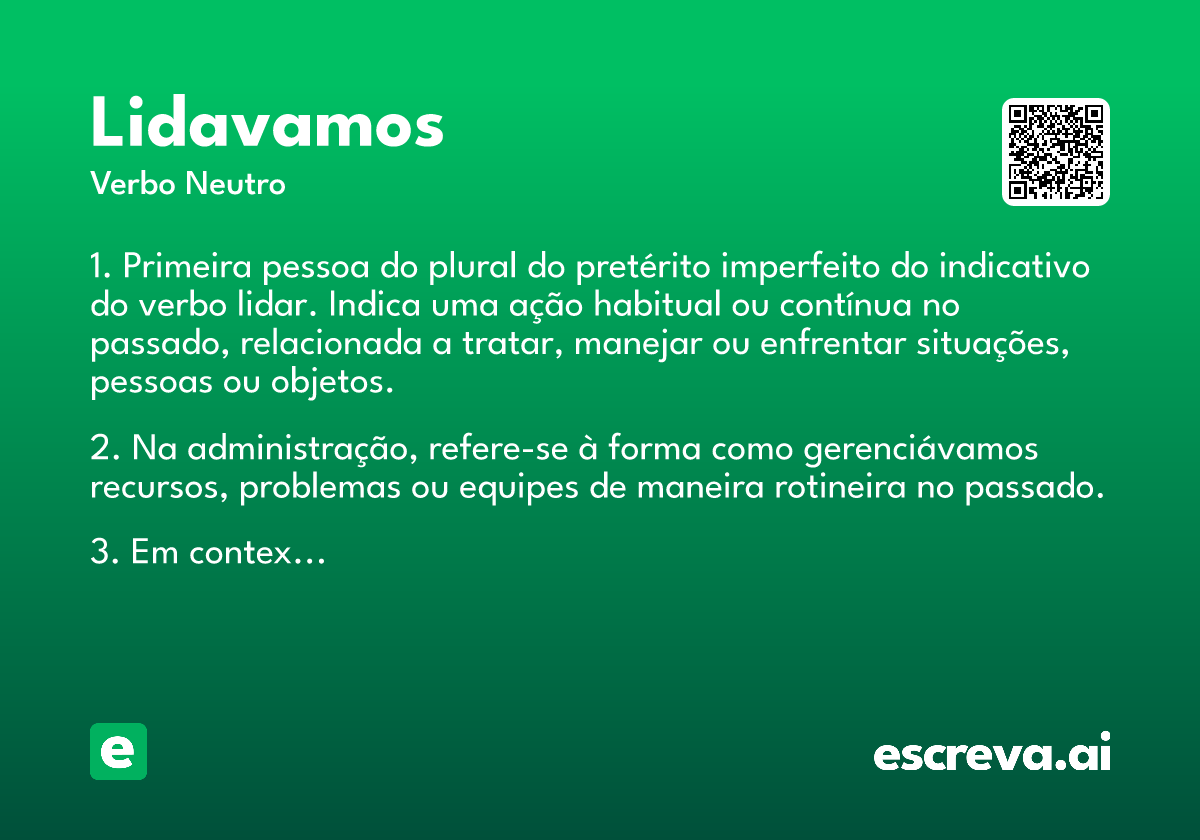 lidavamos