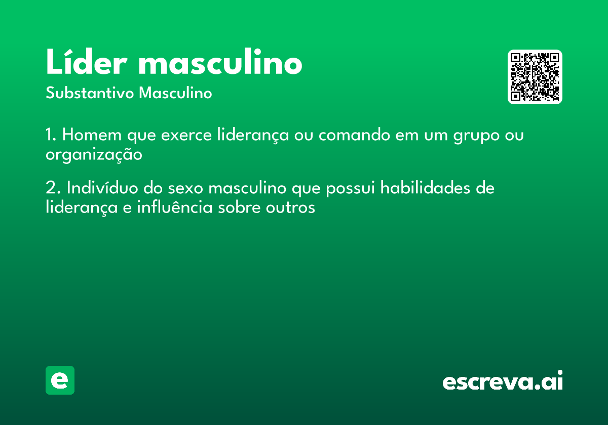 líder masculino