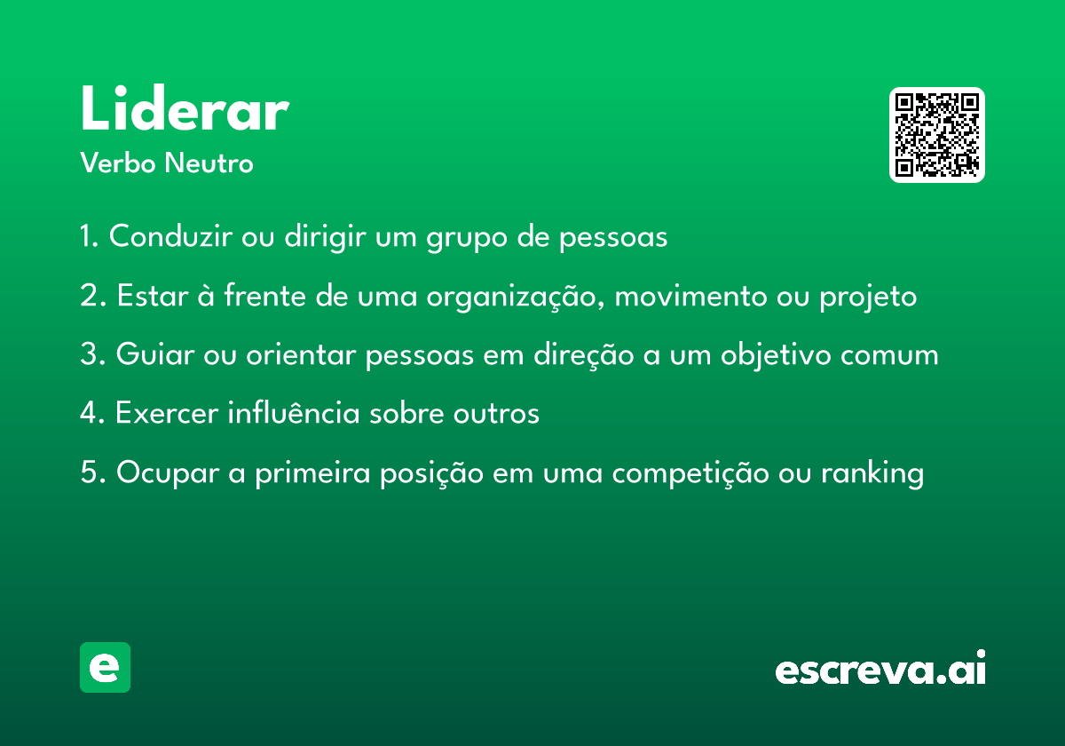 liderar