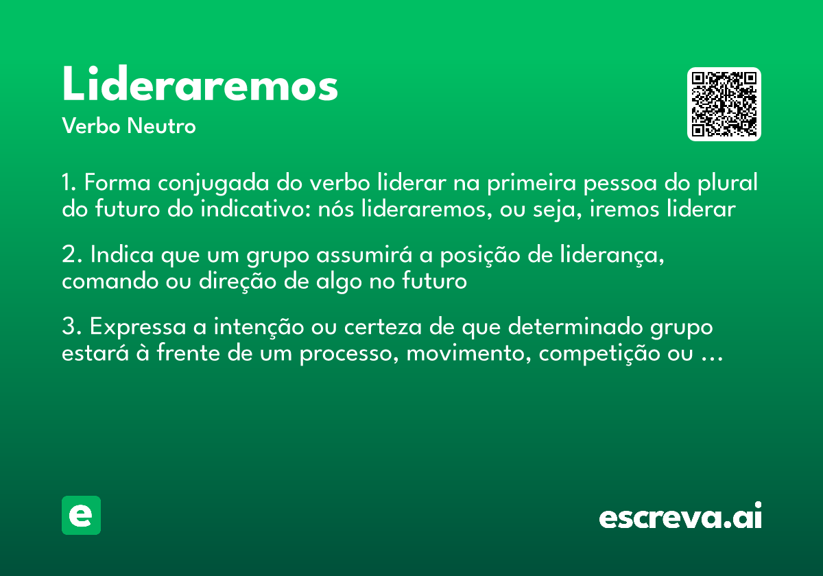 lideraremos