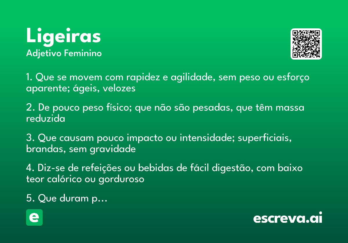 ligeiras
