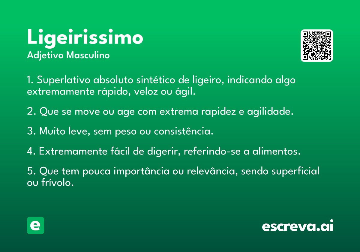 ligeirissimo