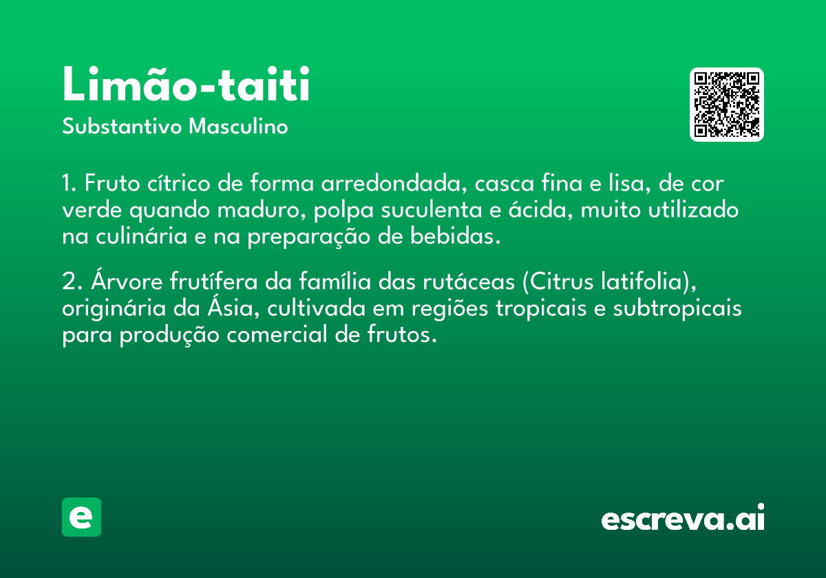 limão-taiti