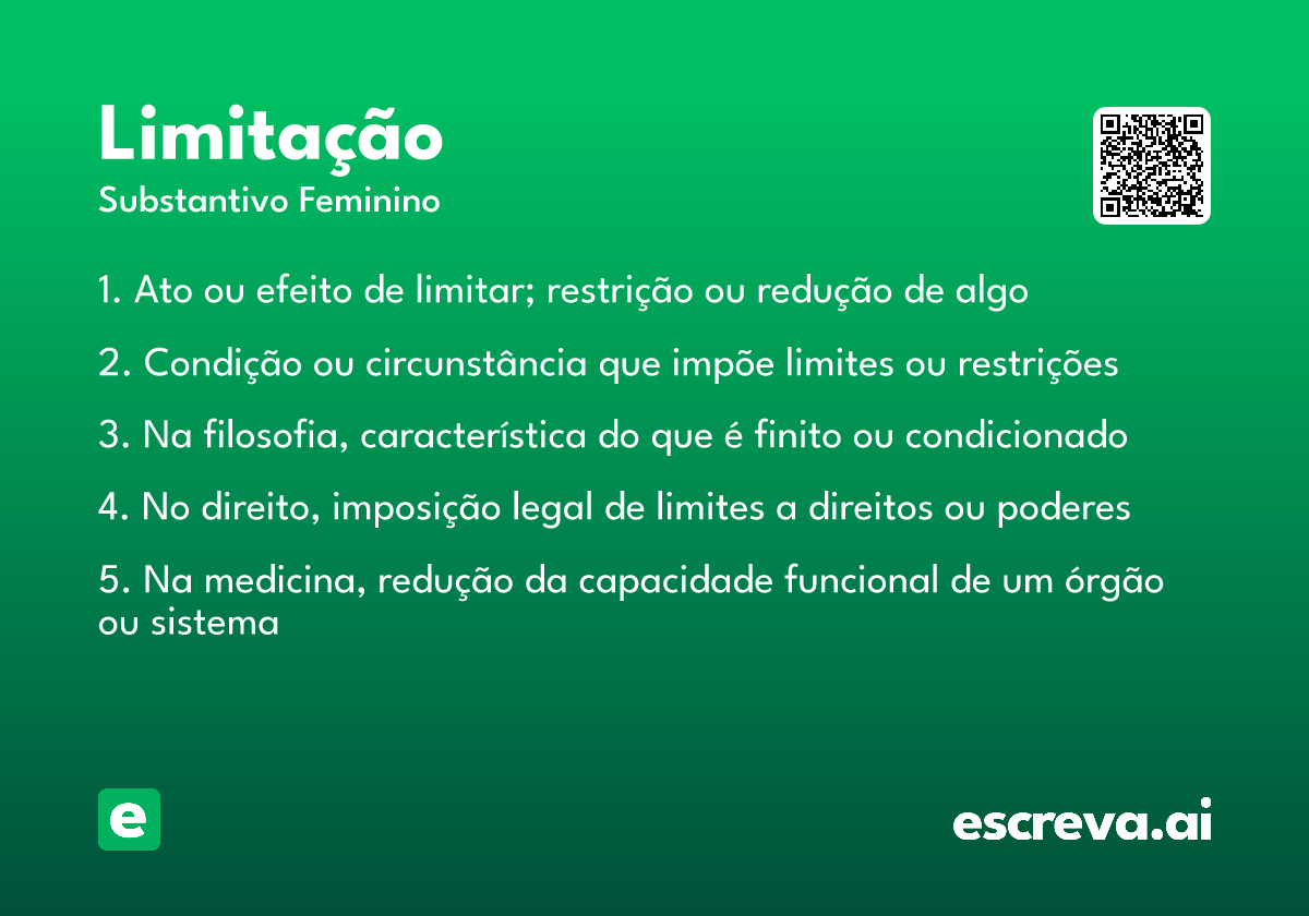 limitação