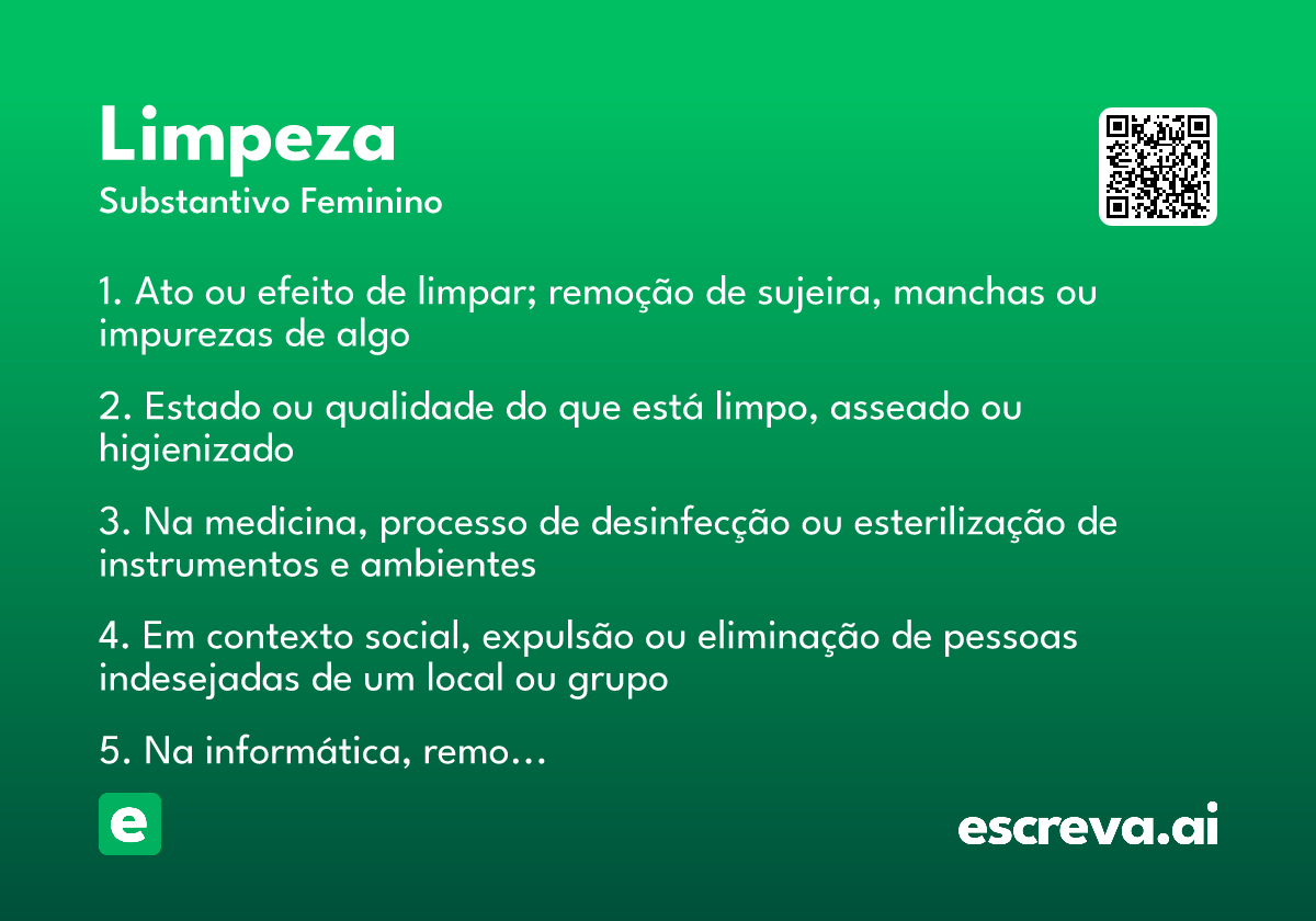 limpeza