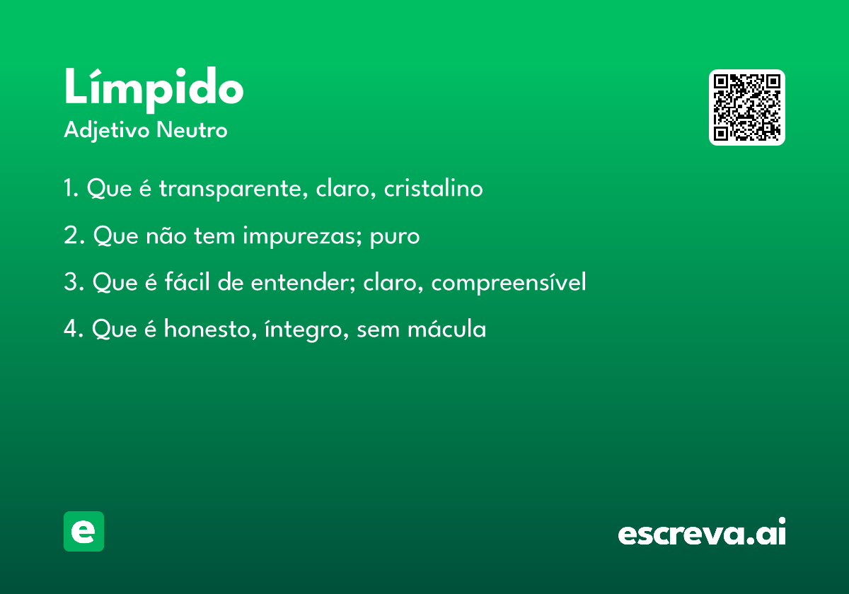 límpido