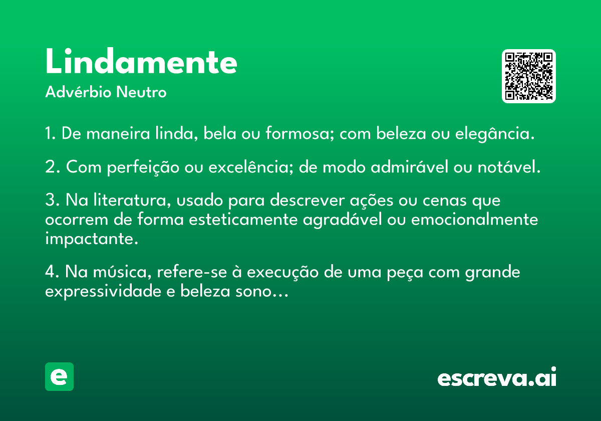 lindamente
