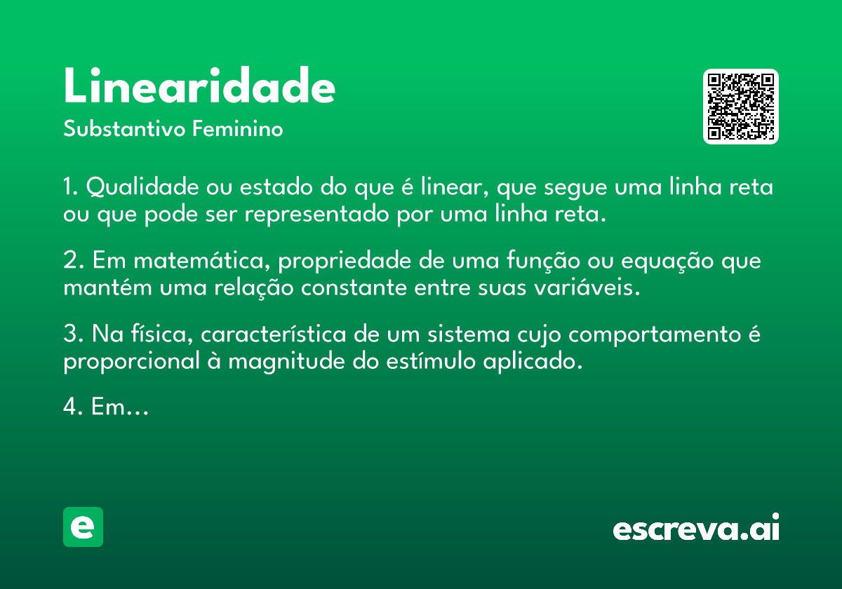 linearidade
