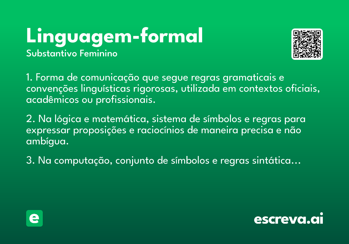 linguagem-formal
