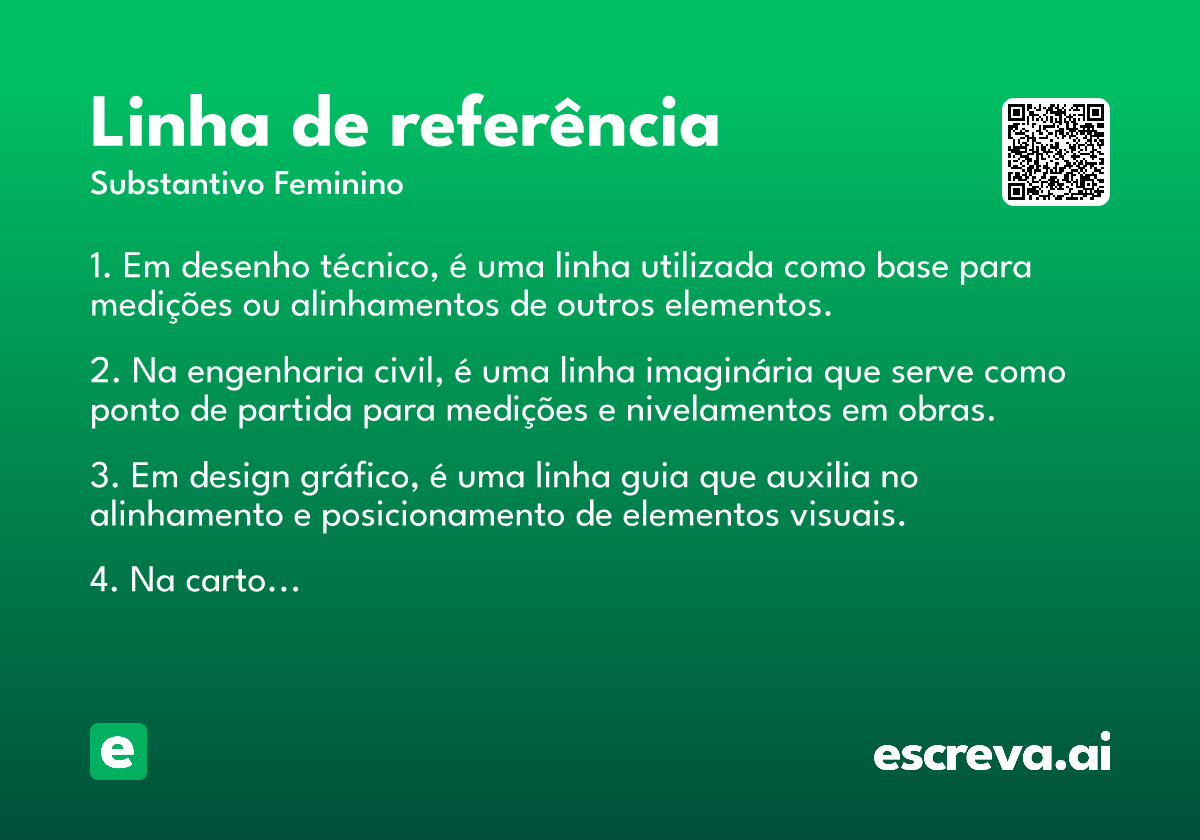 linha de referência