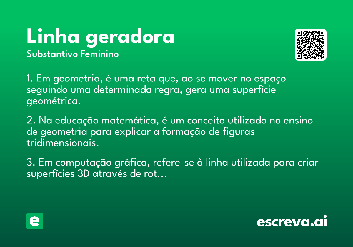 linha geradora