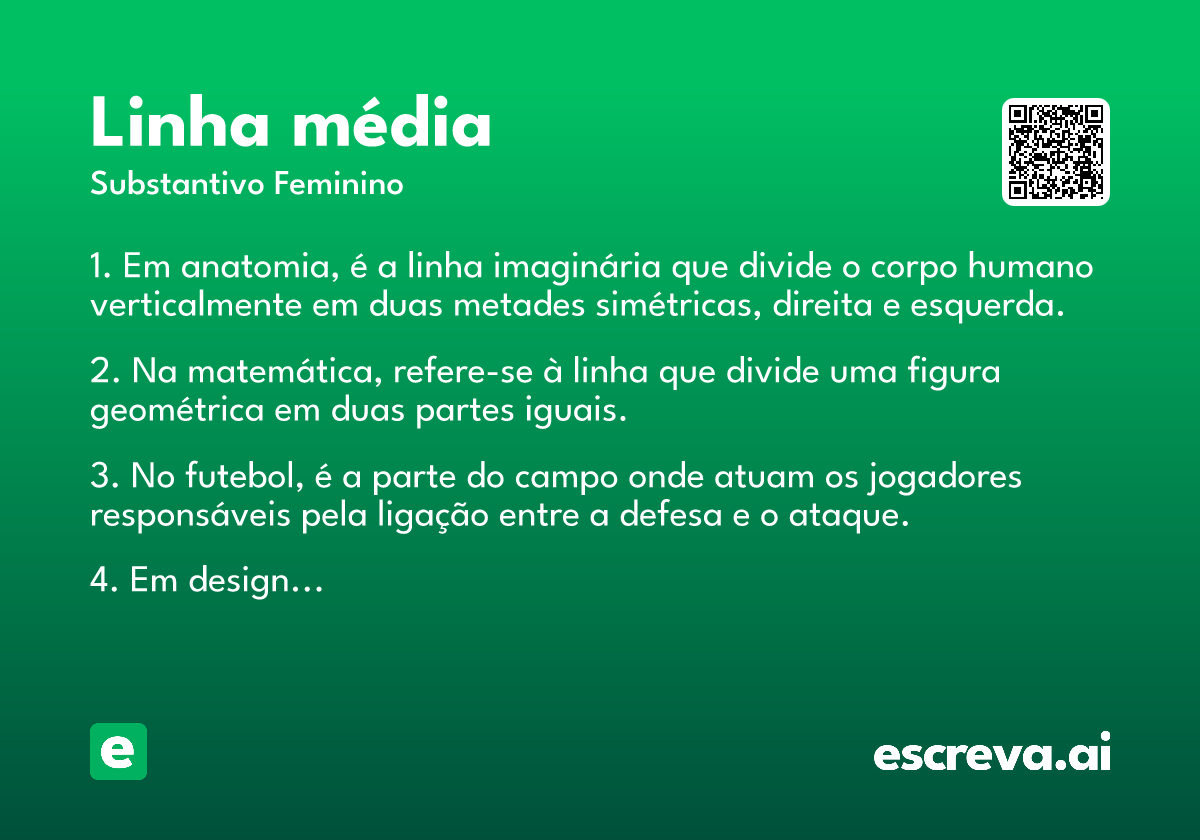 linha média