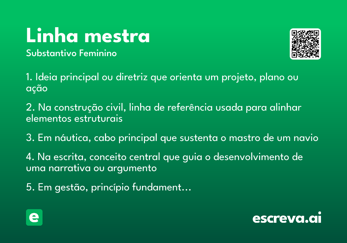 linha mestra