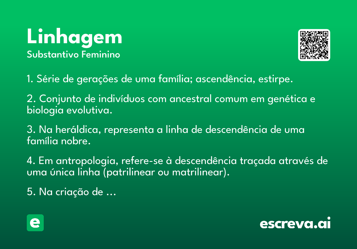 linhagem