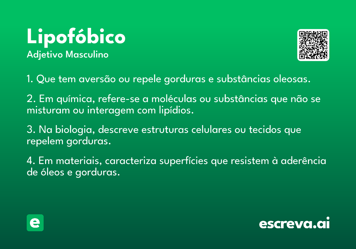 lipofóbico